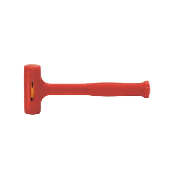 Abc Hammers 18 oz. Polyurethane Dead Blow Hammer - Overall Length 10.50" ABCS1DB